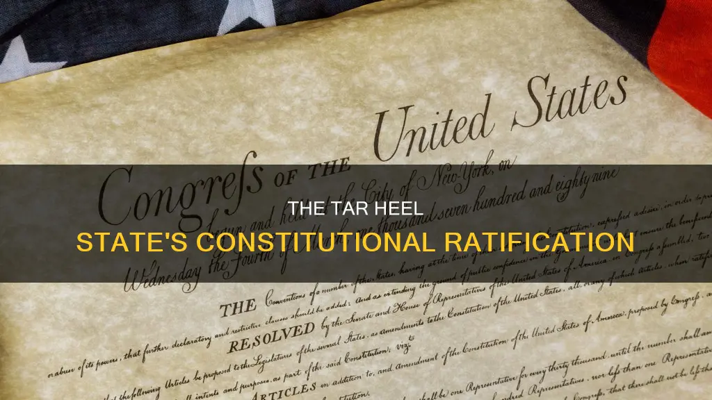 when did north carolina ratify the constitution