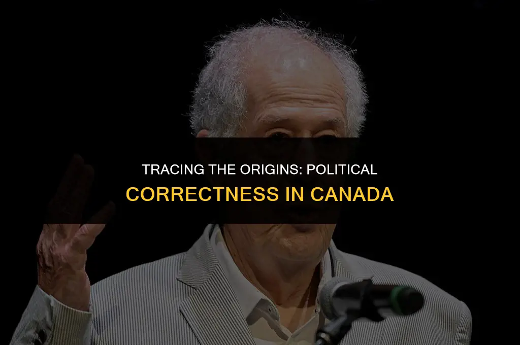 when did political correctness start in canada