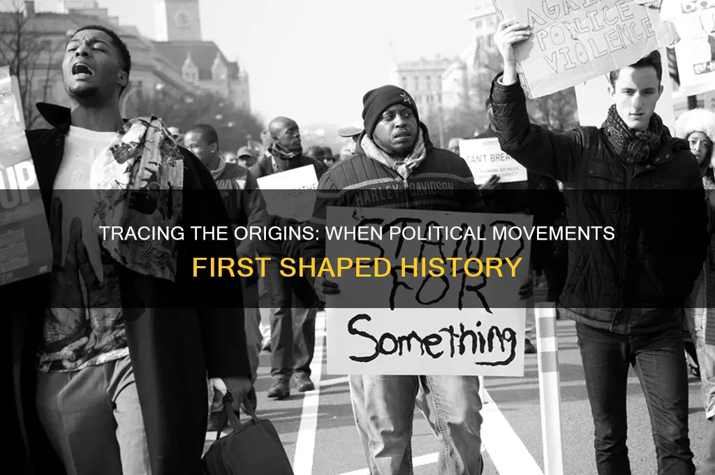 when did political movements begin