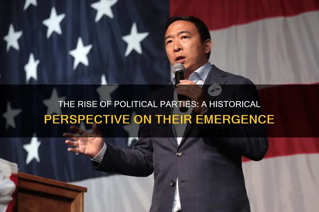 when did political parties ewemerge