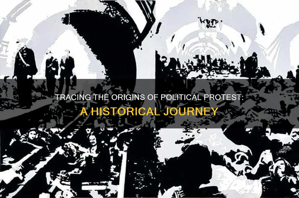 when did political protest start