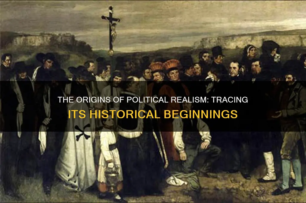 when did political realism start