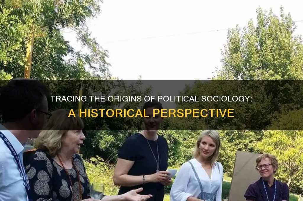 when did political sociology begin