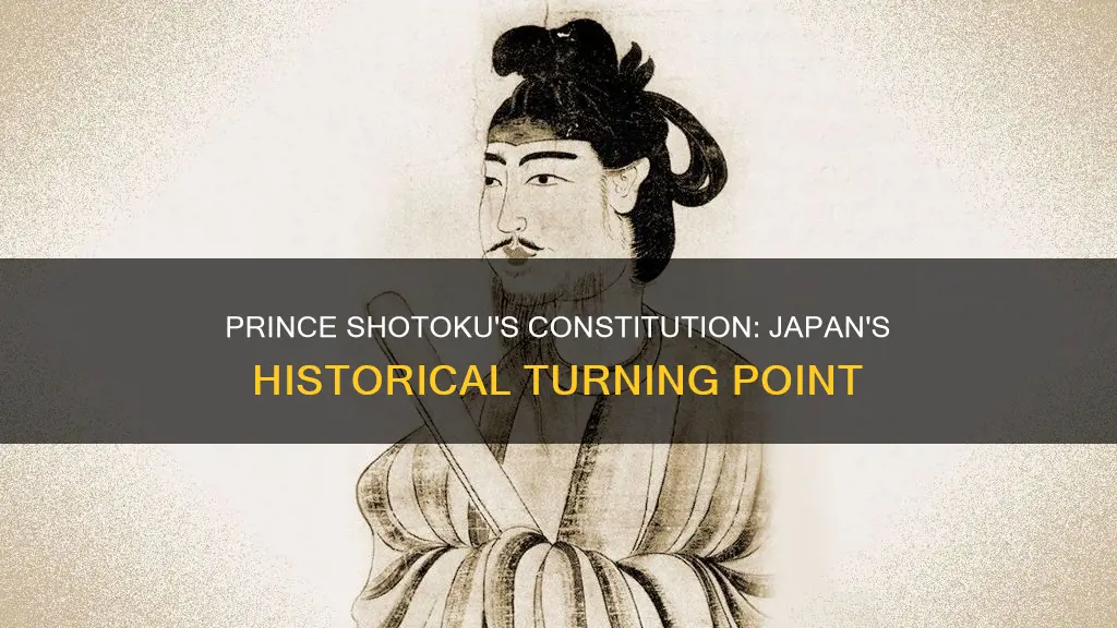 when did prince shotoku give japan a constitution