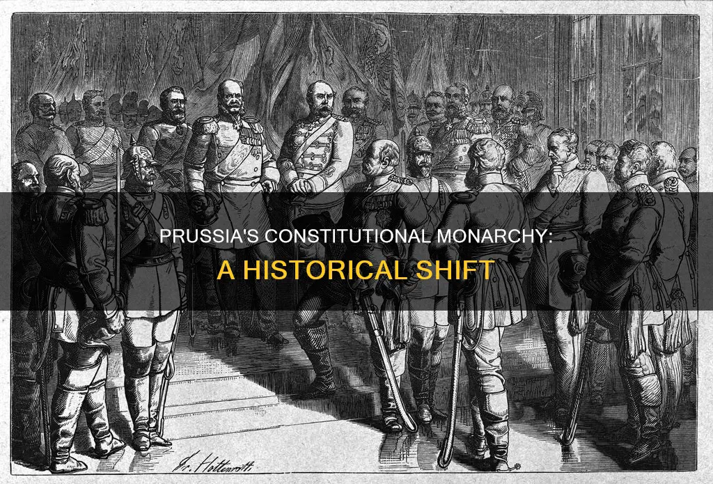 when did prussia become a constitutional monarchy