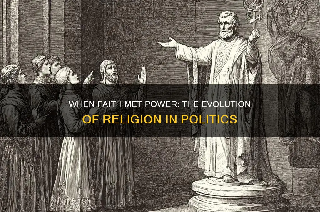 when did religion become political