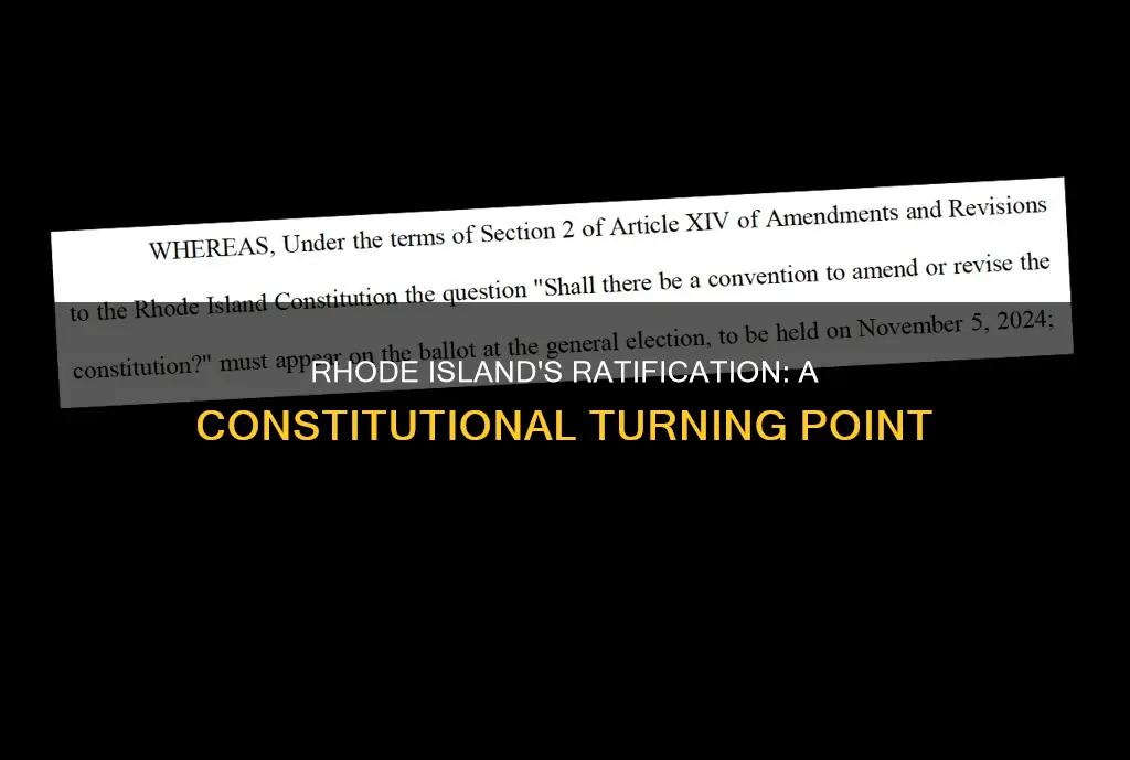 when did rhode island ratify the constitution