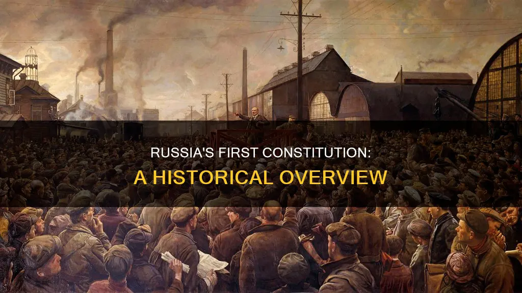when did russai have their first constitution