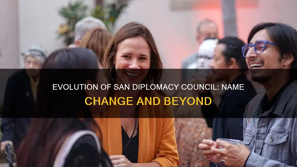 when did san diplomacy council change its name