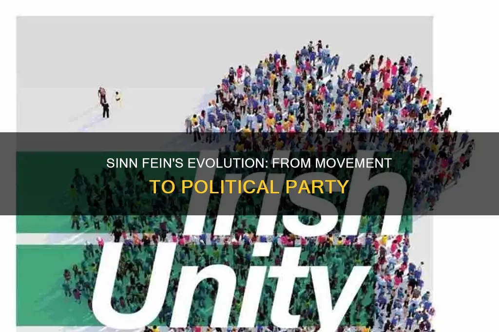 when did sinn fein become a political party