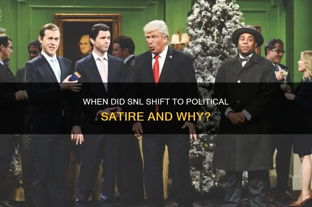 when did snl become political