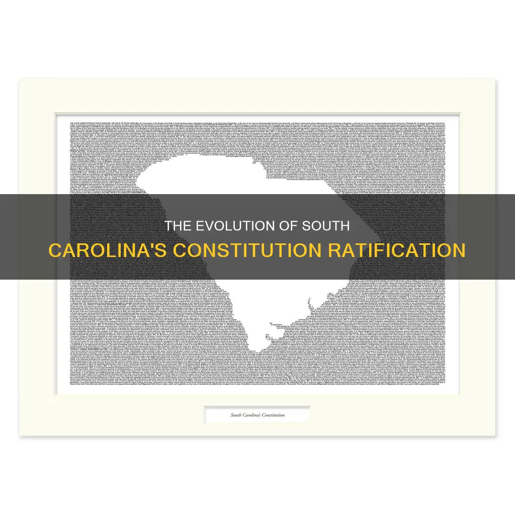when did south carolina ratify the constitution
