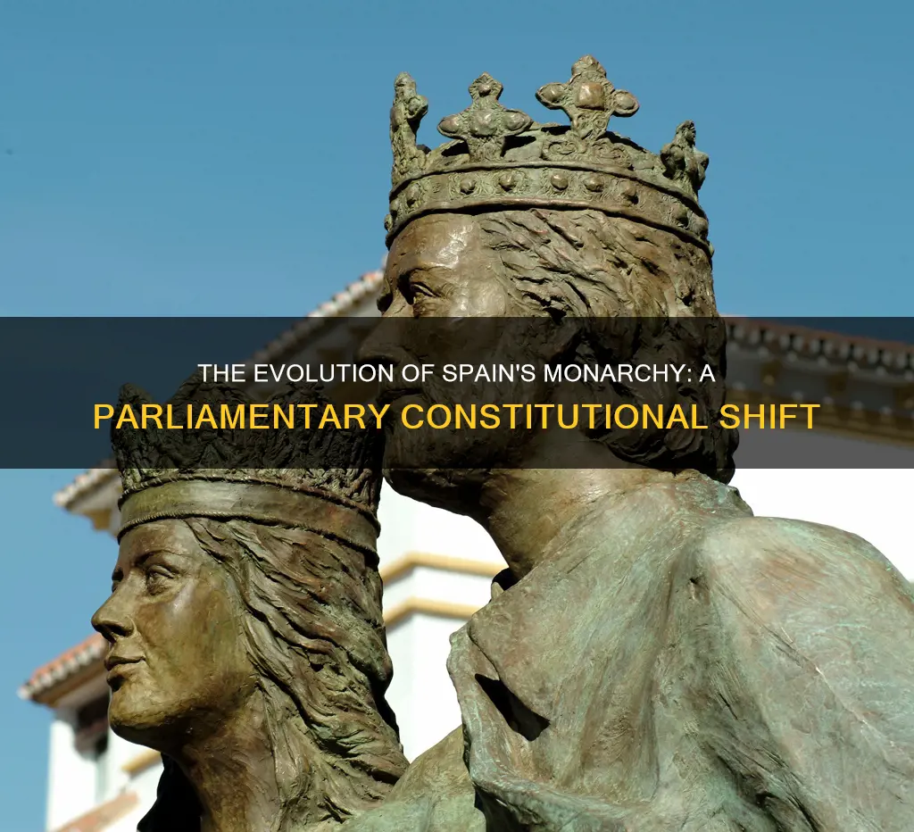 when did spain become a parliamentary constitutional monarchy