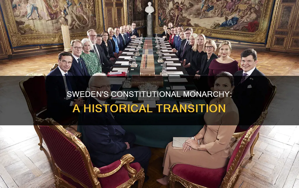 when did sweden become a constitutional monarchy