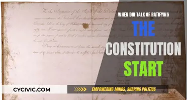 The Constitution's Ratification: When Did the Talk Begin?