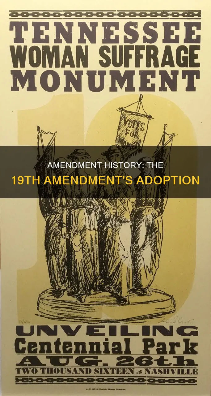 when did the 19th amendment became part of the constitution