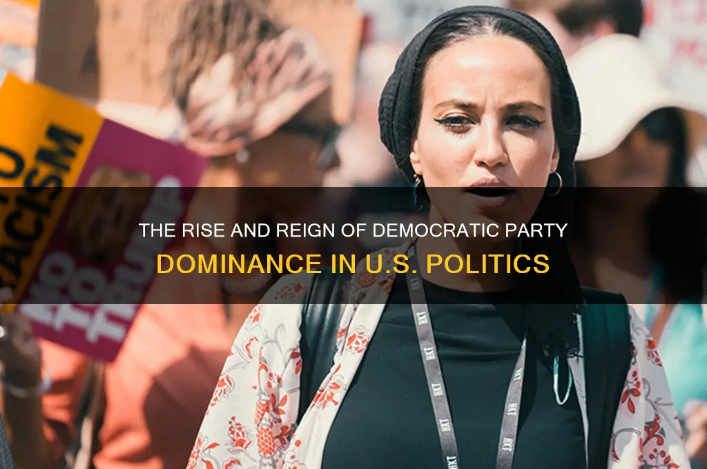 when did the democratic party dominated in politics