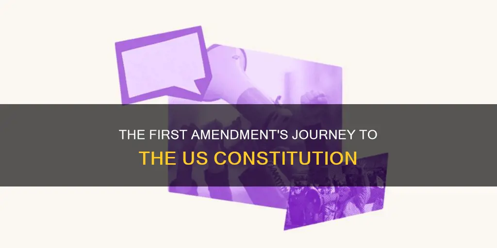 when did the dfirst amendment become part of the constitution