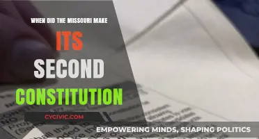 Missouri's Second Constitution: When Did It Come to Be?