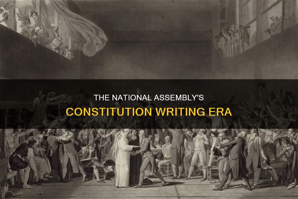 when did the national assemby write their constitution