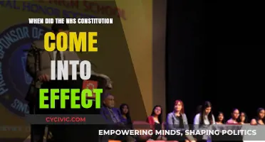 The NHS Constitution: Its Enactment and Impact