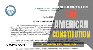 Philosophers' Influence on the American Constitution