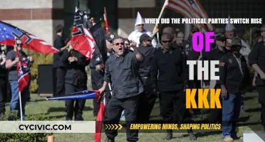 KKK's Rise and the Political Party Shift: A Historical Overview