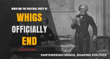 The Official End of the Whig Party: A Historical Overview