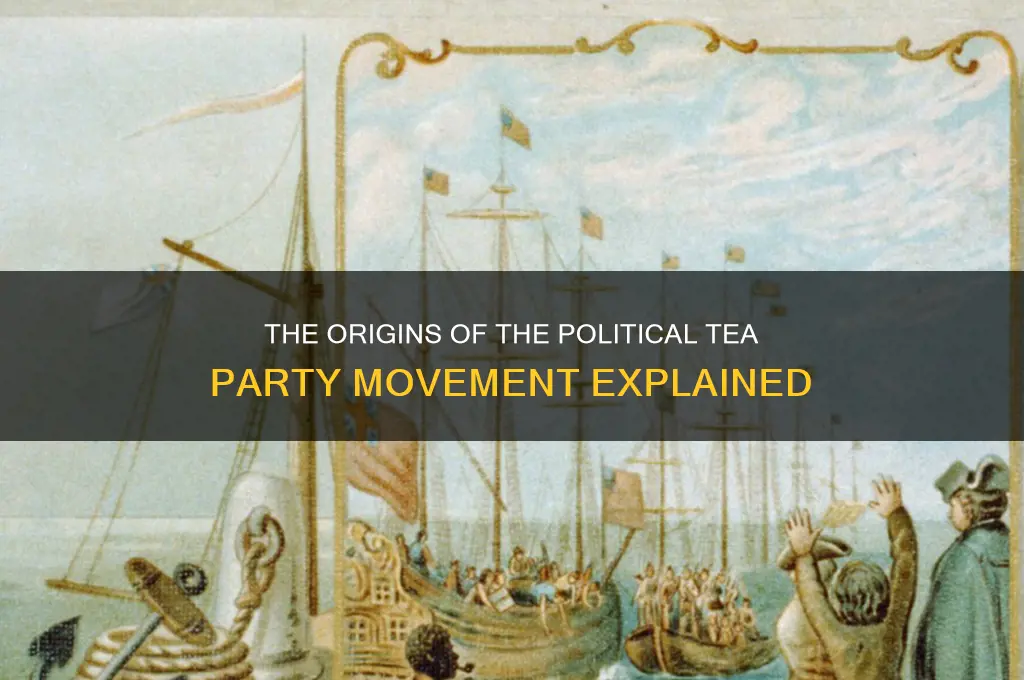 when did the political tea party begin