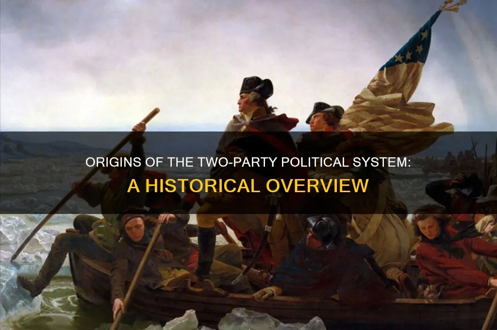 when did the two party political system first develop brainly