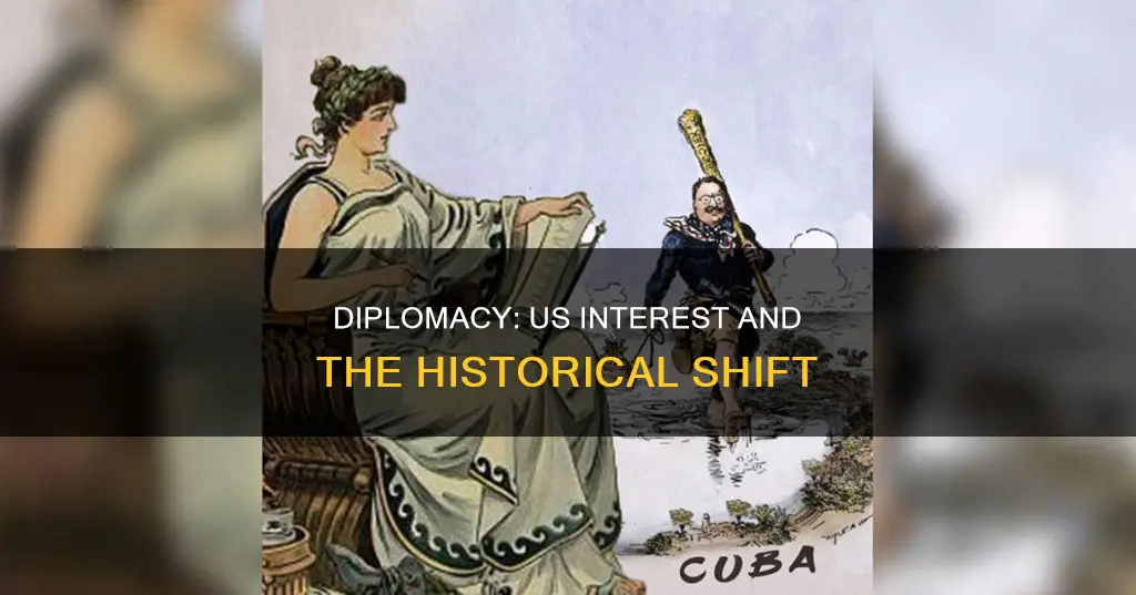 when did the us become interested in diplomacy