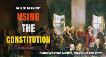 The US Constitution: When Did It Begin?