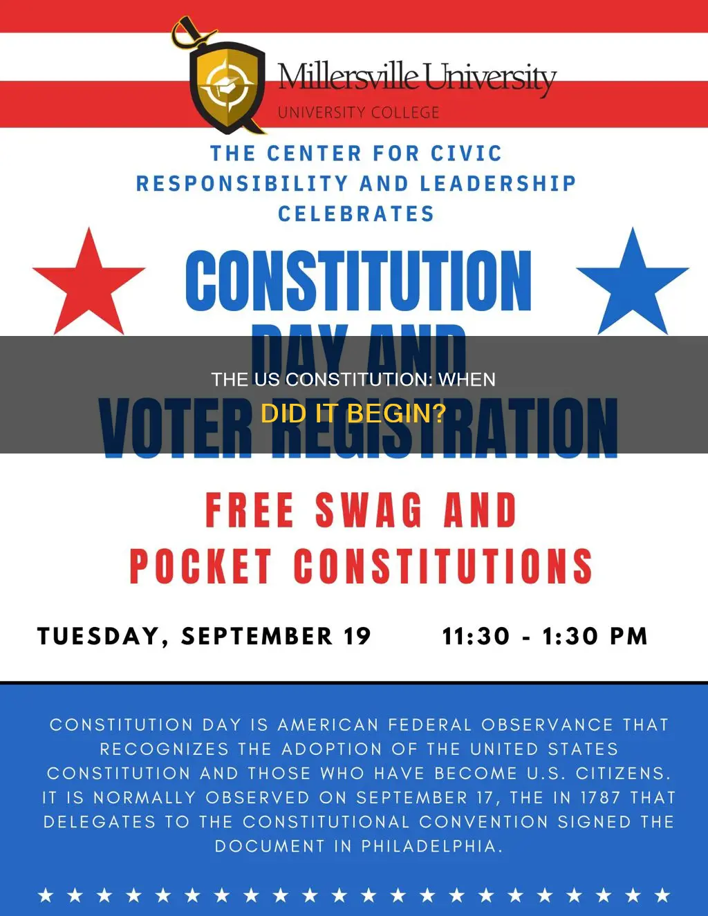 when did the us start using the constitution