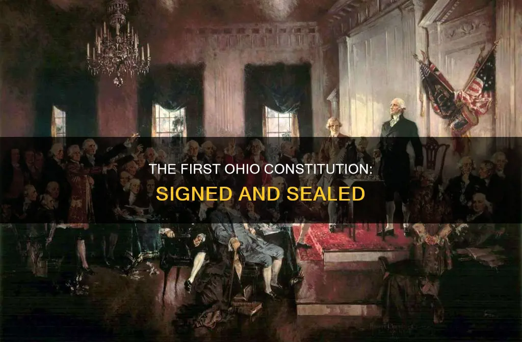when did they sign the first ohio constitution