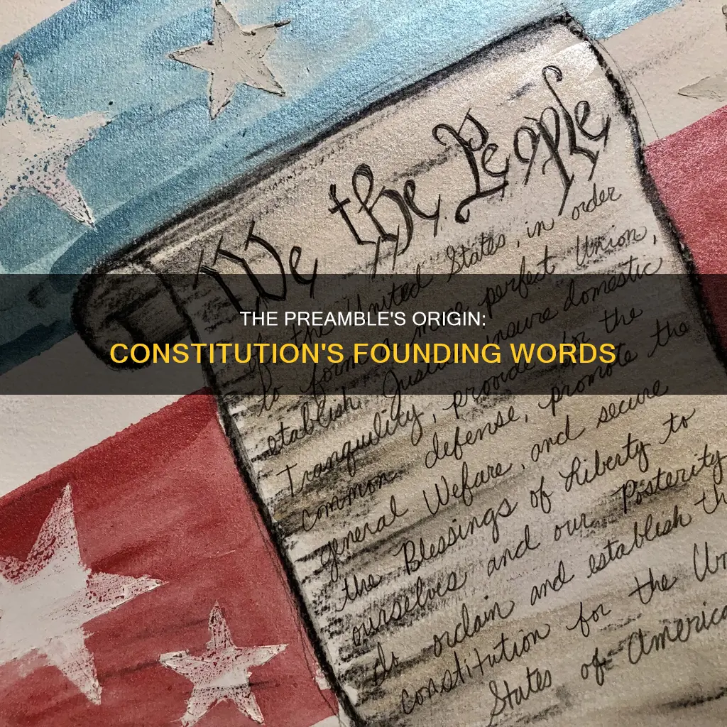 when did they write the preamble to the constitution