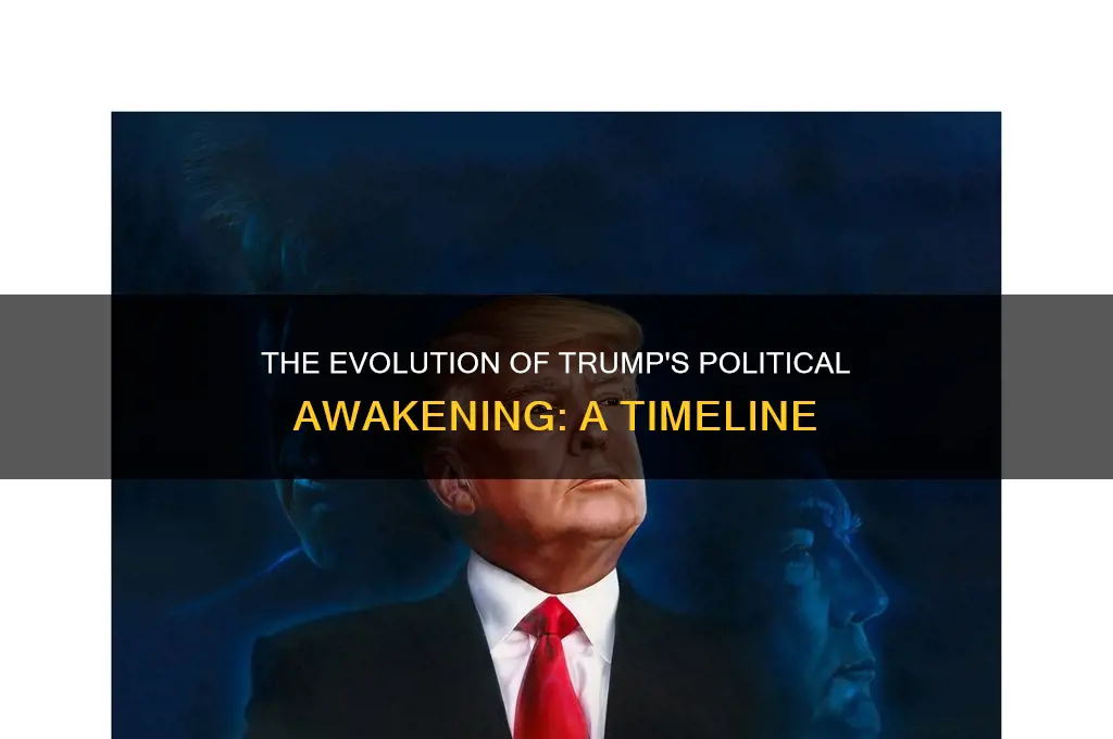 when did trump become political