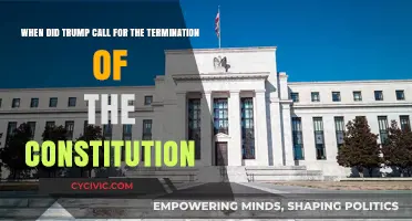 Trump's Call: End of the Constitution?