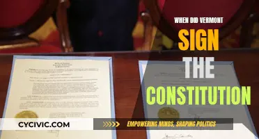 Vermont's Constitution Signing: A Historical Overview