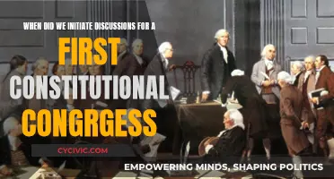 The First Constitutional Congress: When Did Discussions Begin?