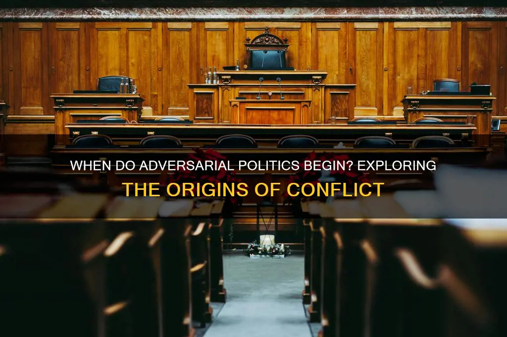 when do adversay politics start