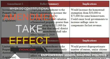 Amendments: Understanding the Activation Timeline