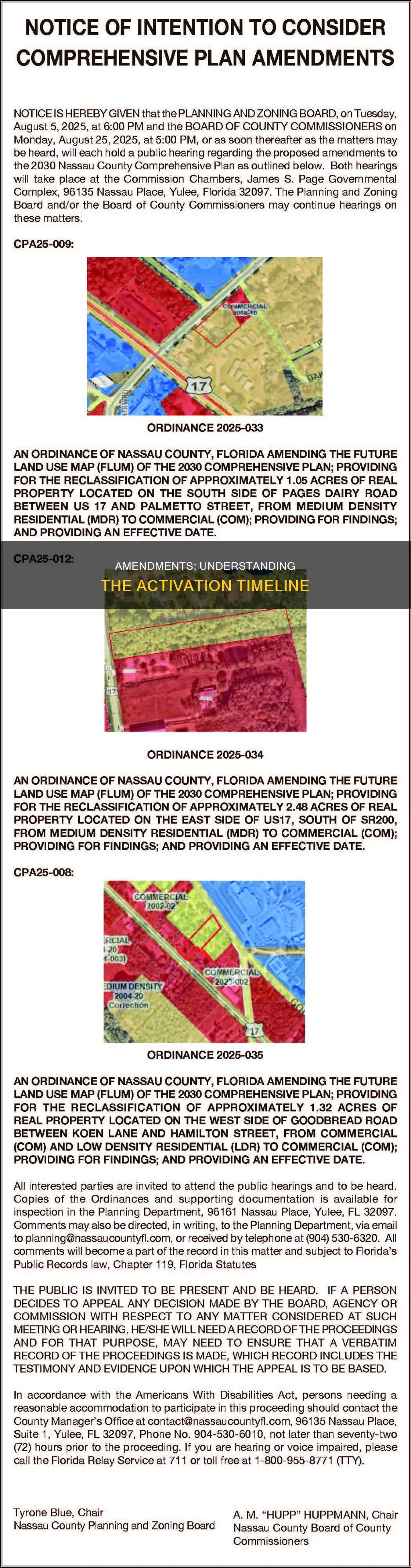 when do constitutional amendments take effect