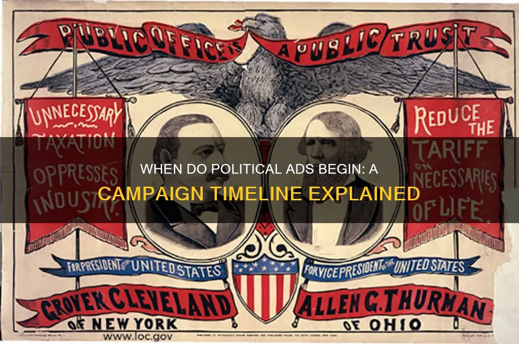 when do political ads start