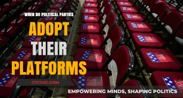 When Political Parties Shape Their Platforms: Timing and Strategy Explained