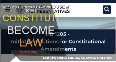 Florida Amendments: When Do They Become Law?
