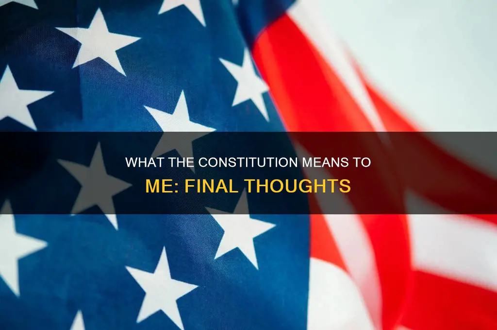 when doe what the constitution measn to me close
