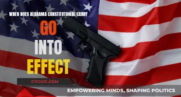 Alabama's Constitutional Carry Law: Effective Date and Details