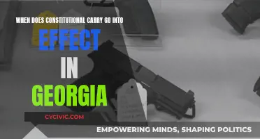 Constitutional Carry in Georgia: When Does It Take Effect?