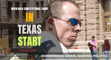 Texas Constitutional Carry: When Does It Begin?