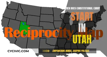 Utah's Constitutional Carry Law: When Does It Take Effect?